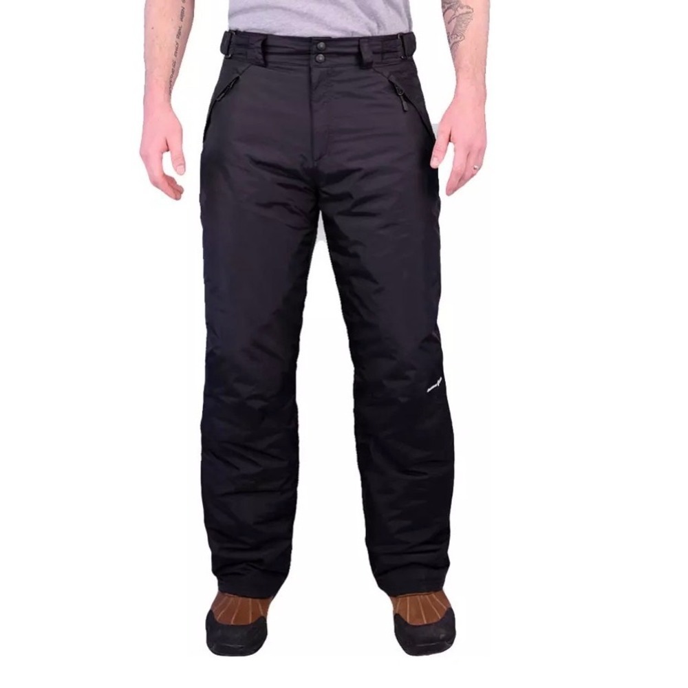 Outdoor Gear Mens Crest Pant Black Insulated Snow Ski Pants Large NEW
